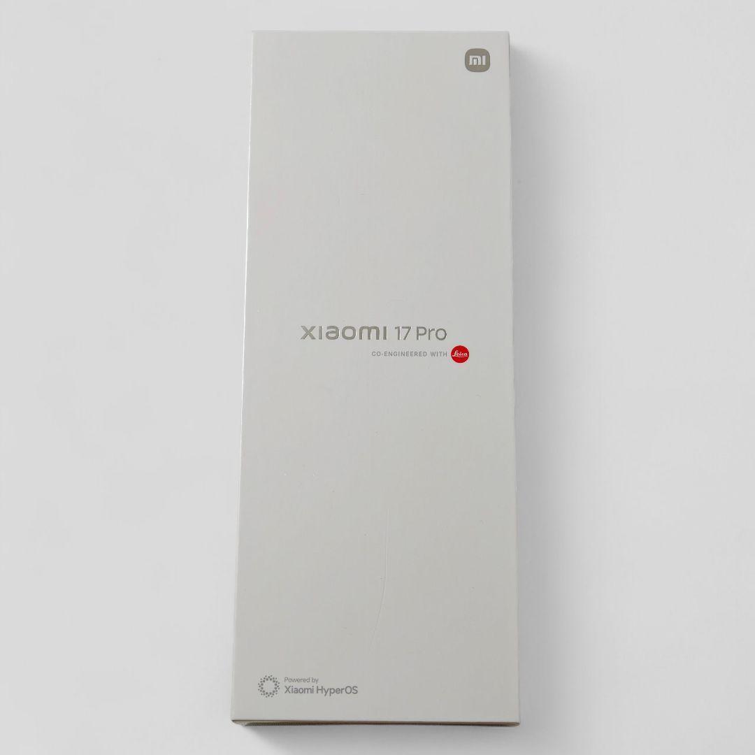【新品未開封】XIAOMI 17 Pro 12GB/512GB 中国版
