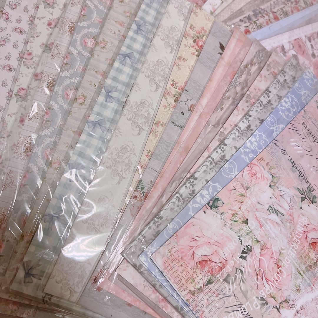 デザインペーパー 紙モノ コラージュ素材 おすそ分け 大量 まとめ売り