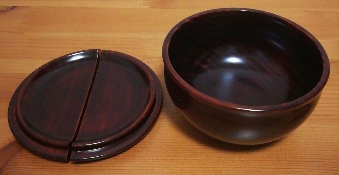 胡寿作　老松　茶入　棗　共箱　仕服付　共箱