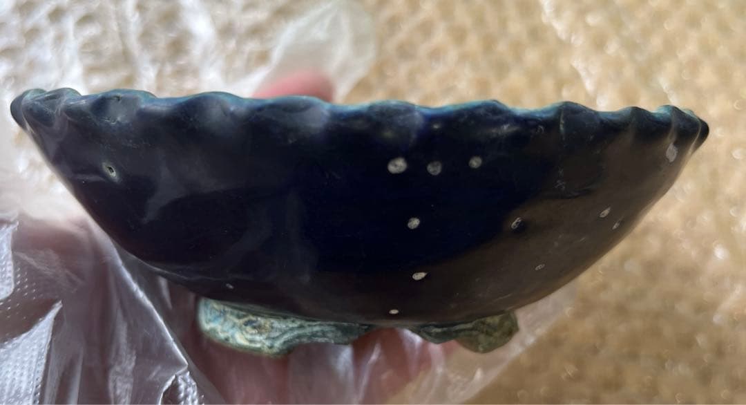 林沐雨　小品　盆栽鉢　レトロ　　(A7)