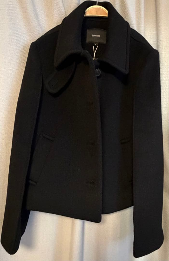 完売 新品 韓国 LOOKAST ウール カシミア ショート ジャケット コート