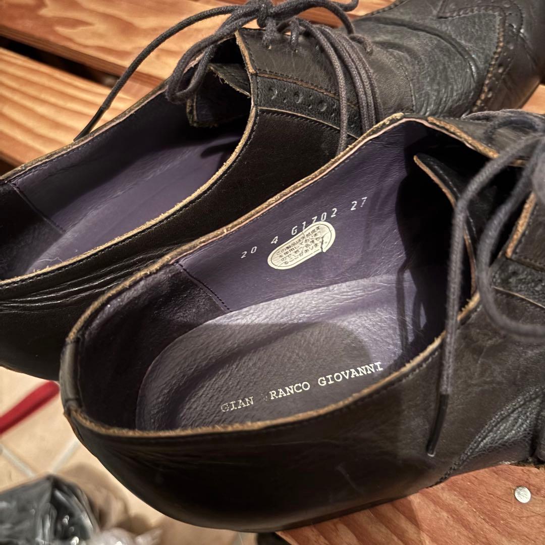 靴 2000s archive design leather shoes