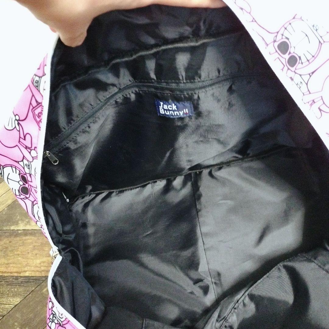 JACK BUNNY ジャックバニー×ドラえもん ボストンバッグ ピンク