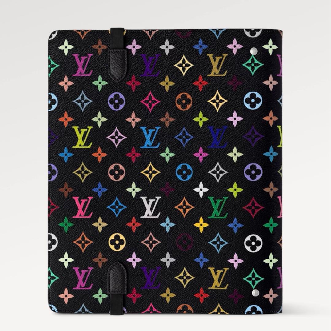 新品未使用♪日本限定LVxTM バインダー・モノグラムマルチカラー GI1505