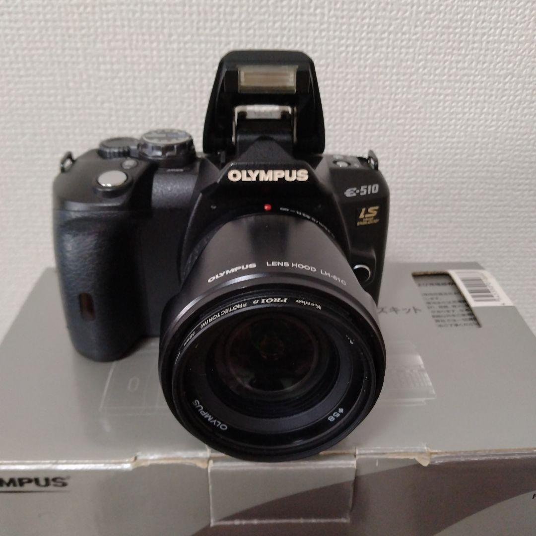 オリンパスE510　レンズ３本セット　リモートケーブル、バッテリー、付属品あり