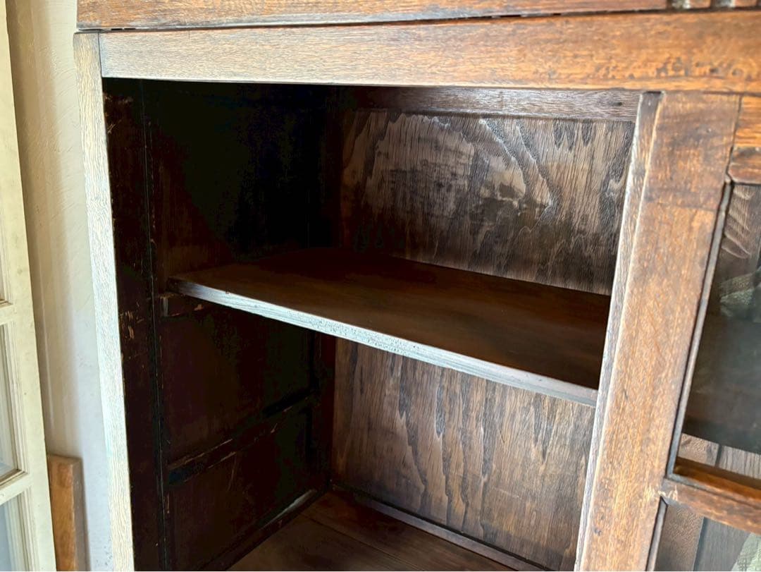 キャビネット 戸棚 インテリア 本棚 飾り棚 ビンテージ 昭和レトロ 当時物