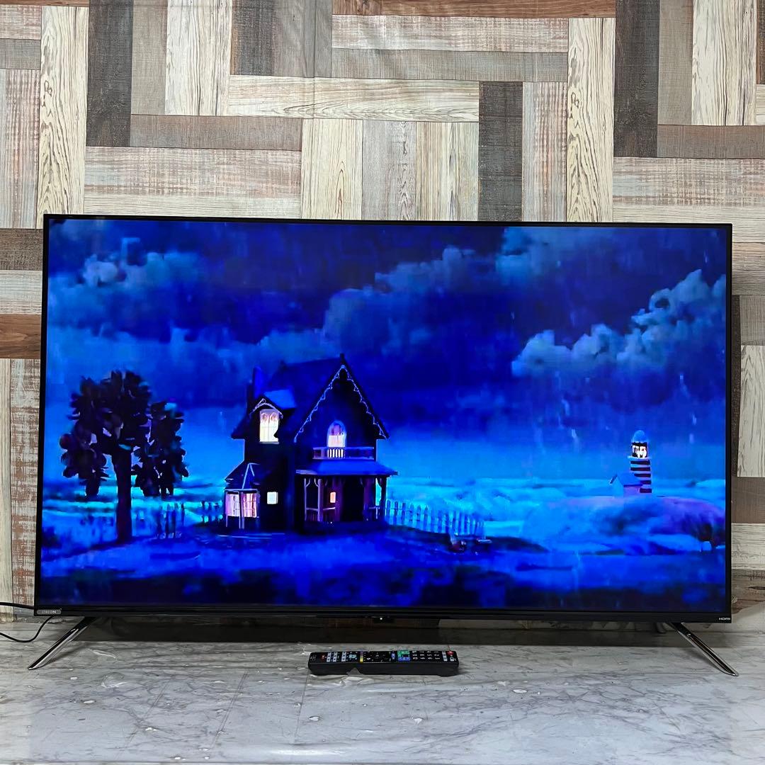 即日受渡❣️全国送料込オリオン 4Kチューナー内蔵ダブルチューナー 50型裏録画