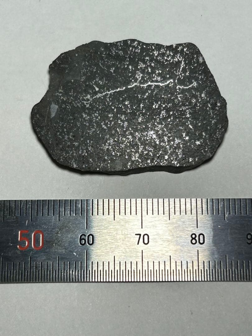 石質　隕石　タセデ　004　スライス　6.4g　コンドライト　メルトブレシア