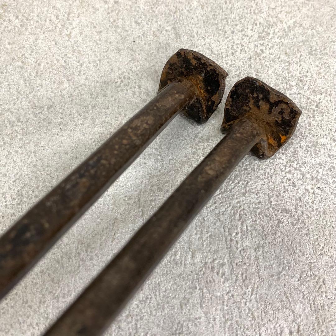 炉 風炉火箸 一双 一ノ瀬宗辰 金牛秀峰 共箱 妙心寺 茶の湯