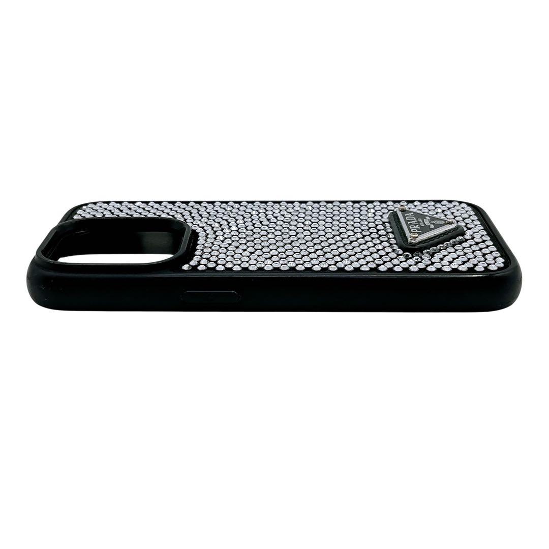 美品 プラダ iPhoneケース 12 / 12Pro 三角ロゴ 黒 ブラック