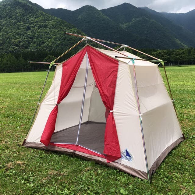 80’s ビンテージ★希少★ 鉄骨 テント 太陽工業　太陽テント ロッジテント