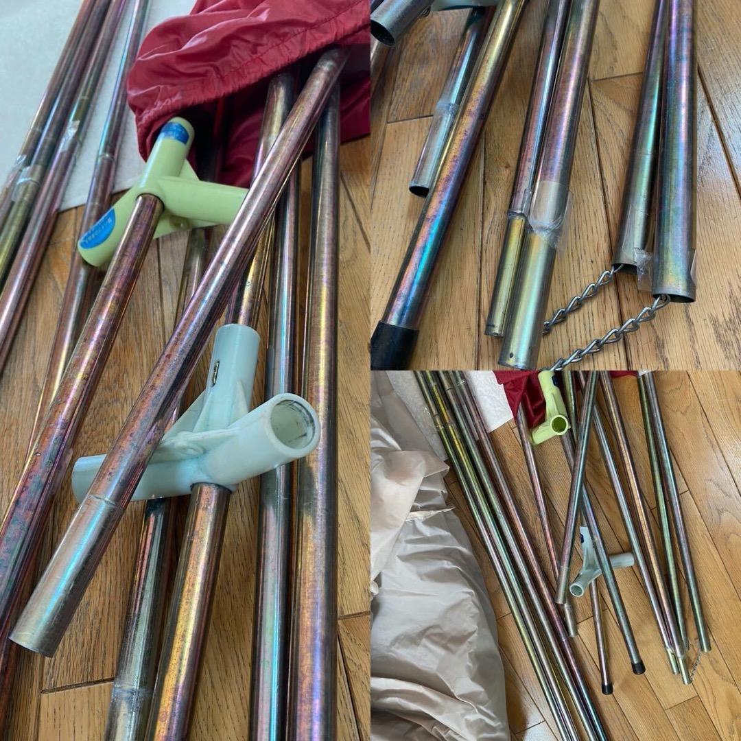 80’s ビンテージ★希少★ 鉄骨 テント 太陽工業　太陽テント ロッジテント