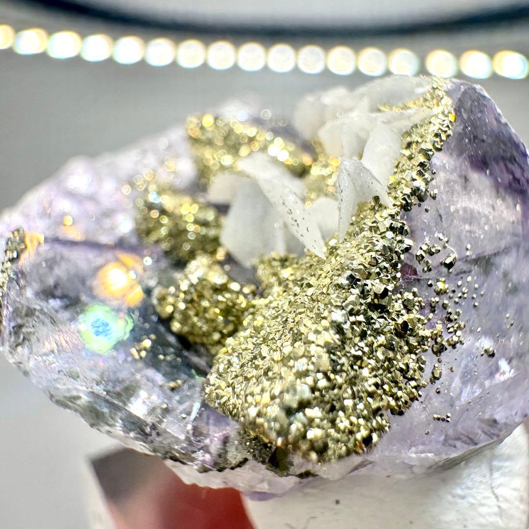 602 中国 ヤオガンシャン産 フローライト&パイライト