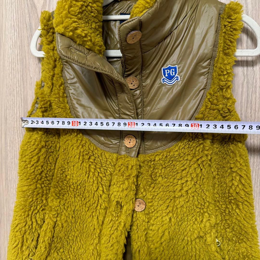 パーリーゲイツ　0サイズ　ボアベスト　　レディース