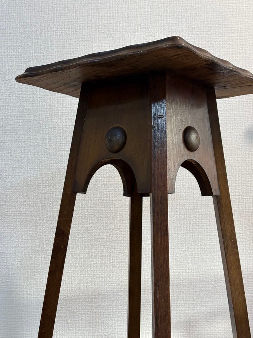 【最終価格】英国 木製フラワースタンド/花台 アンティーク