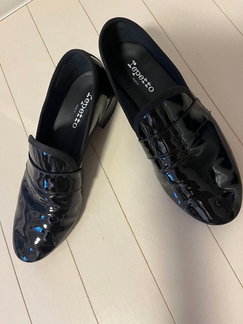 repetto レペット マイケル パテントレザーローファー ブラック