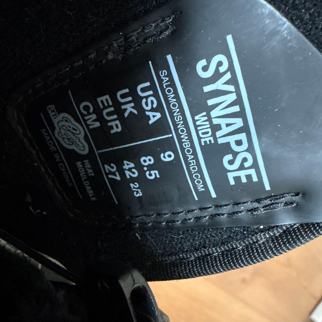 SALOMON SYNAPSE WIDE スノーボードブーツ 27.0