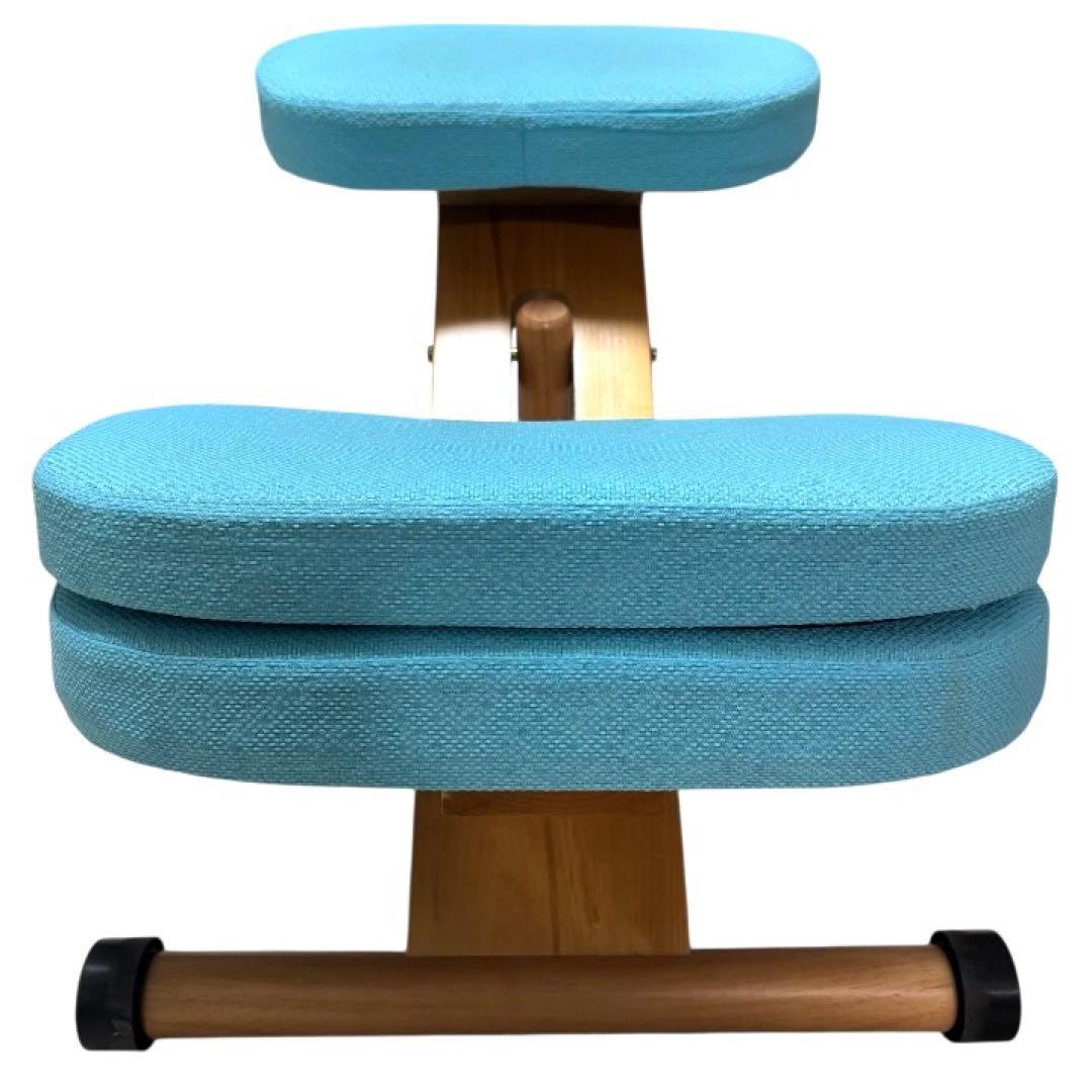 極美品 宮武製作所 バランスチェア プロポーションチェア ブルー 姿勢矯正 学習