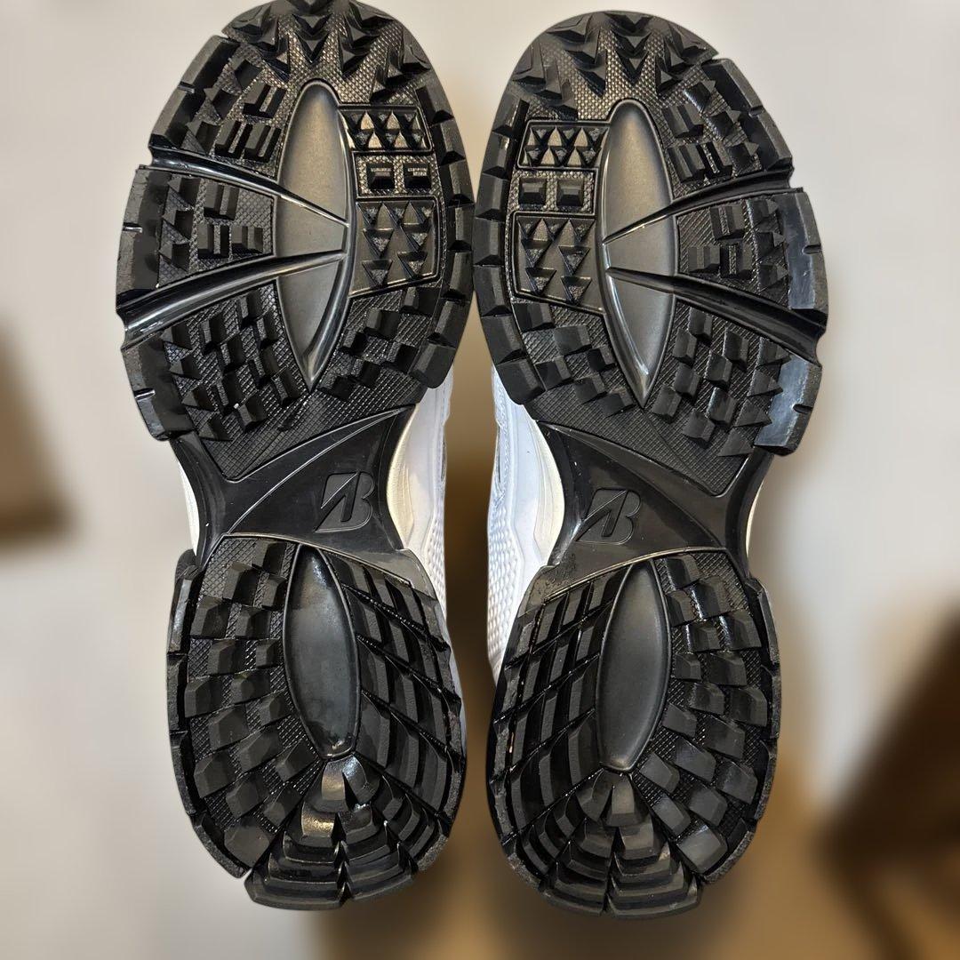 極美品　BRIDGESTONE ゴルフシューズ 24.5CM ホワイト