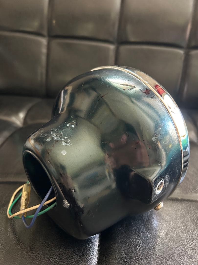 マーシャル風　イエローレンズヘッドライト LED シャリー　ダックス　モンキー