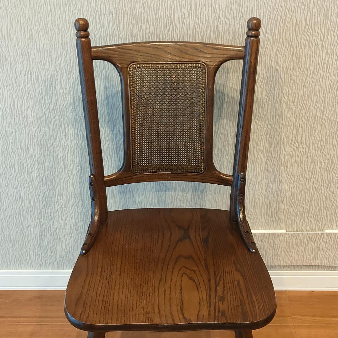 ヴィンテージ　Shin-Leeシンリー　ラタンバック　ダイニングチェア②