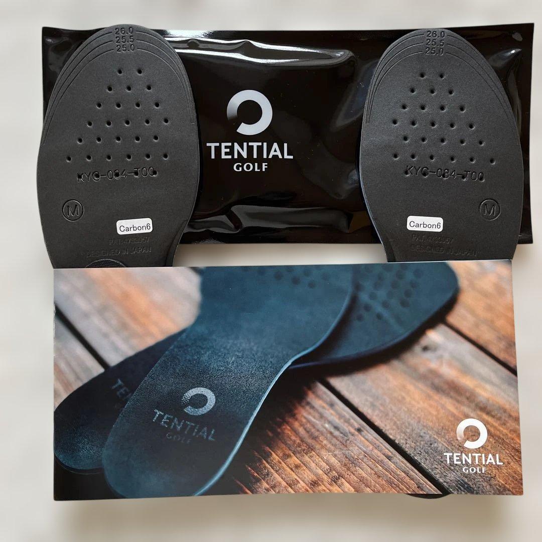 TENTIAL インソール・ゴルフ・カーボン　M