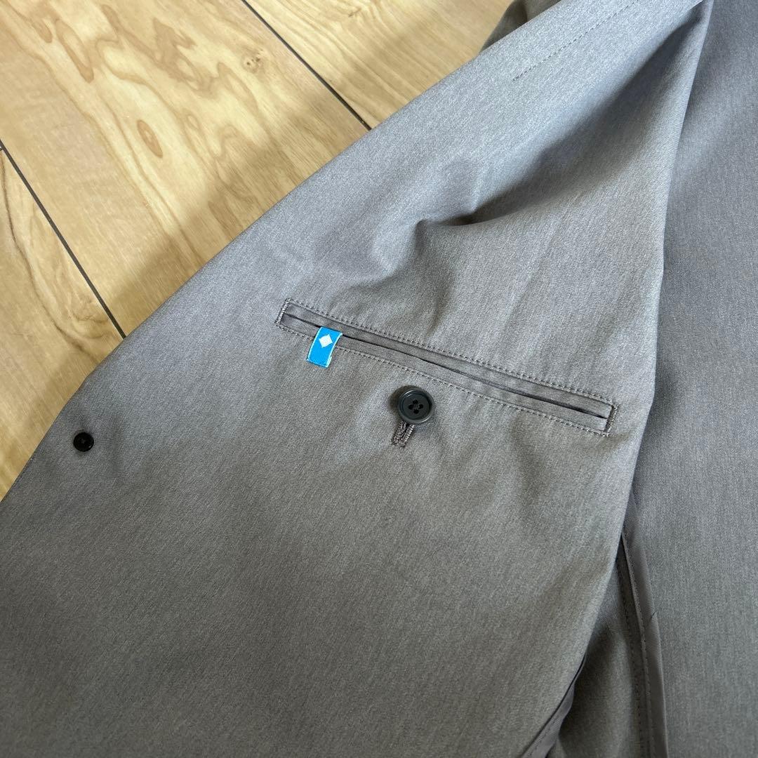 【中古品】WWS 大人のBizテーラードジャケット ビターグレー Mサイズ