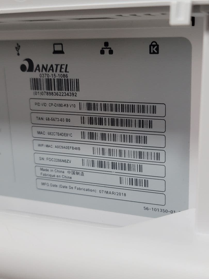 美品 Cisco 23型タッチ液晶 テレビ会議システムWebex CP-DX80