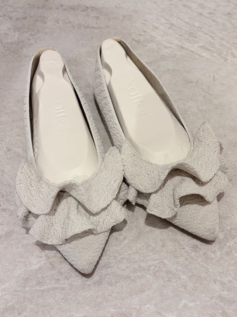 offen フリルパンプス　サイズ40