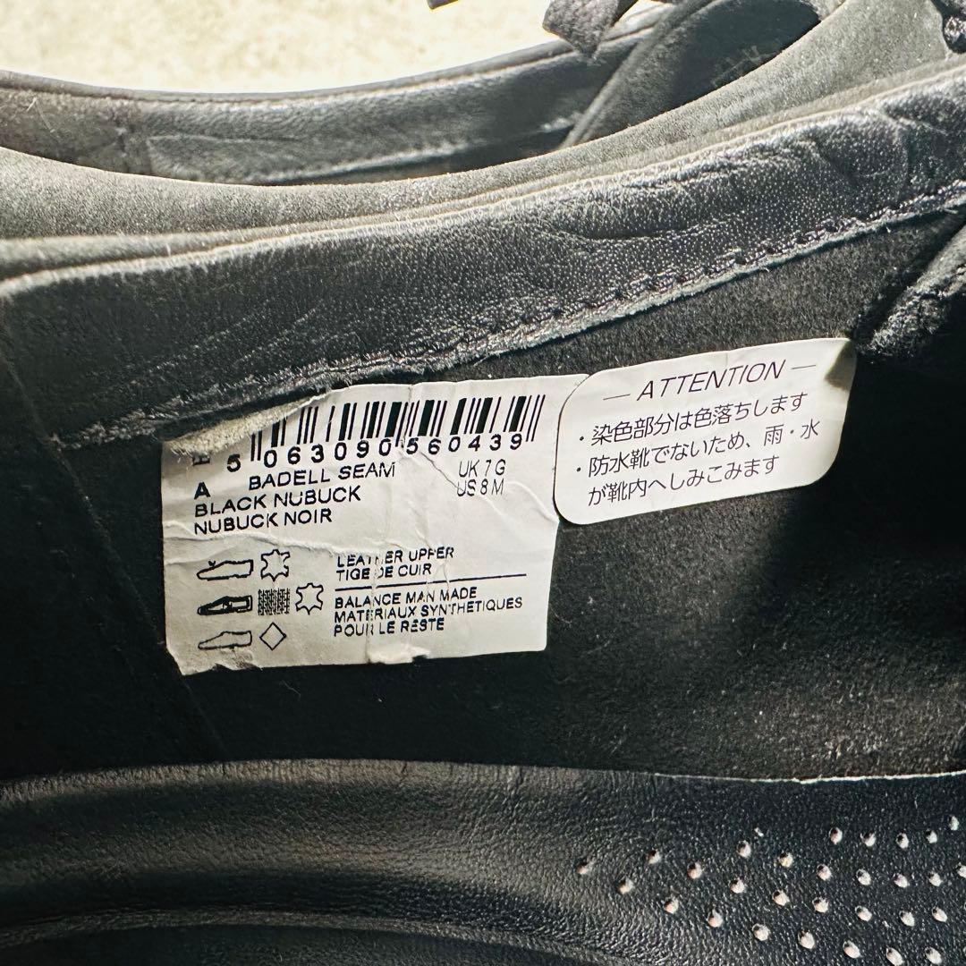 CLARKS クラークスBadell Seam バデルシーム ヌバック 25.5