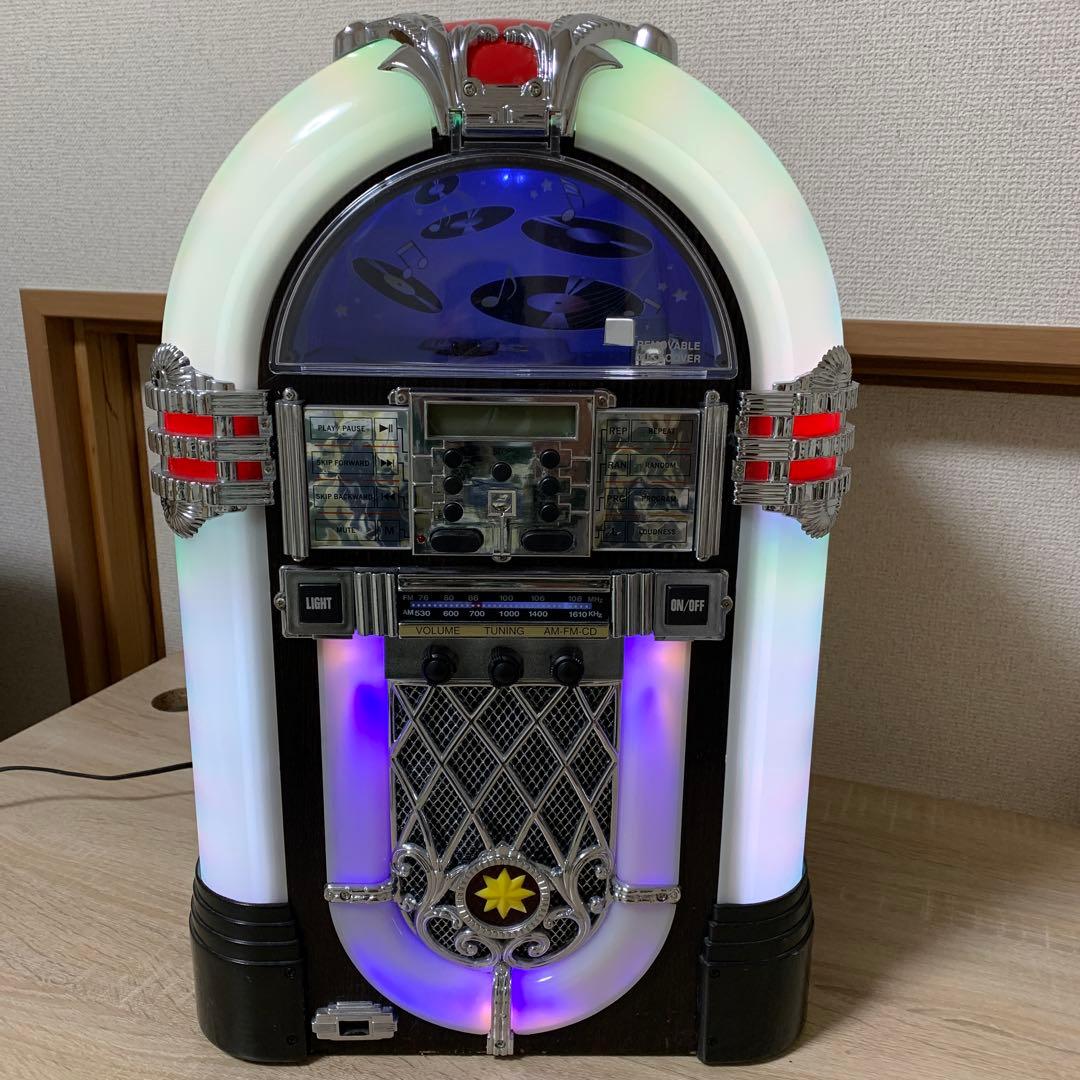 希少 おすすめ ジュークボックス(CD.ラジオ不可)ライトのみ可能インテリアに、