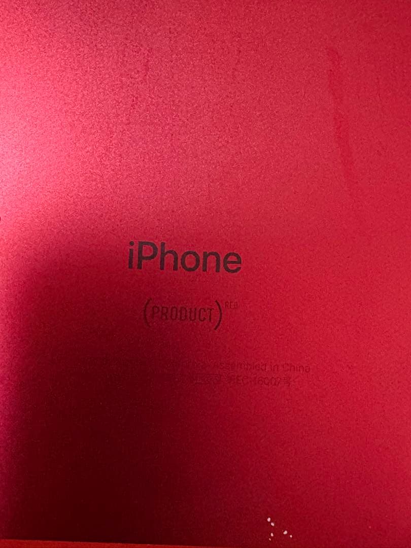 iPhone (PRODUCT) RED 本体