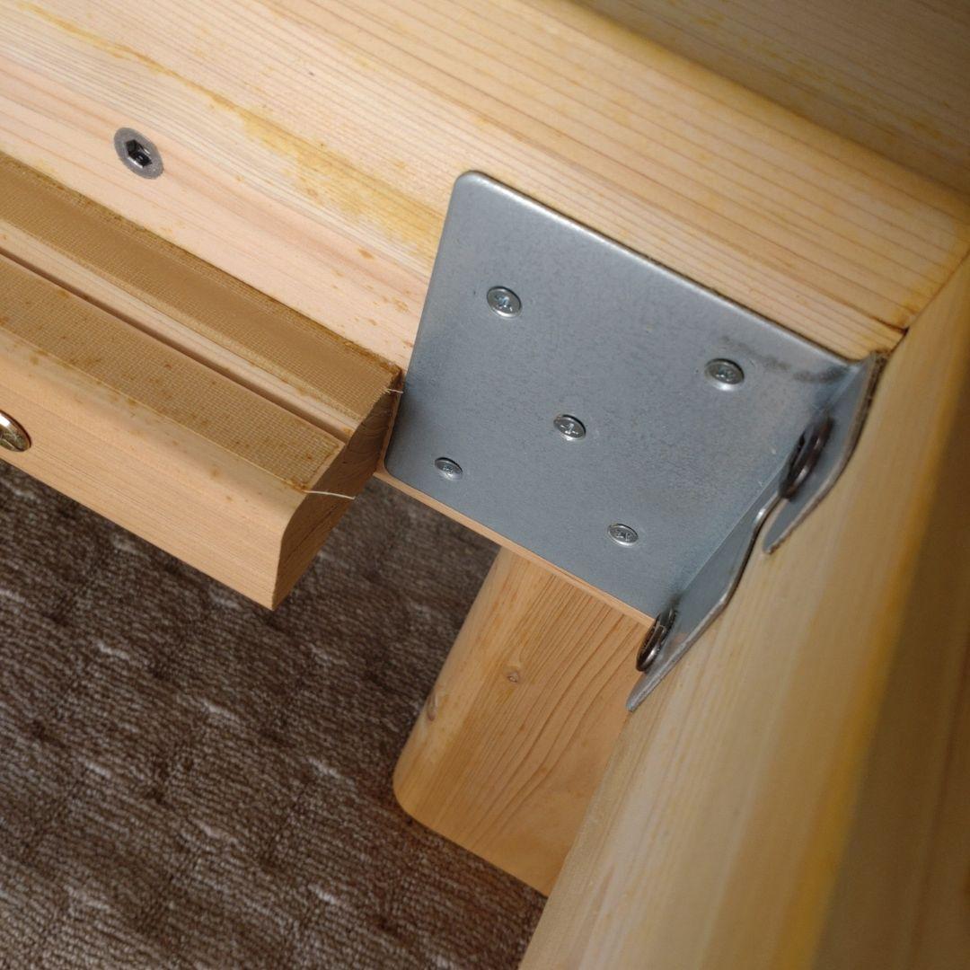 【送料込み】畳とすのこの2way仕様　ひのき無垢　国産畳ベッド　和室