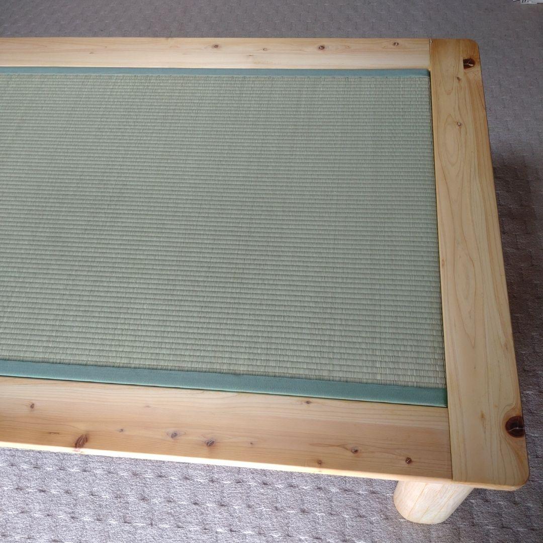 【送料込み】畳とすのこの2way仕様　ひのき無垢　国産畳ベッド　和室