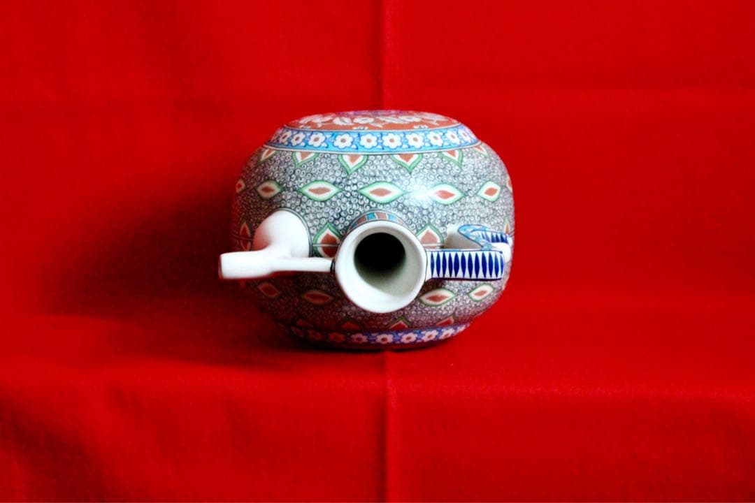トルコ雑貨【アヴァノス陶器　飾り壺　特大水差し】
