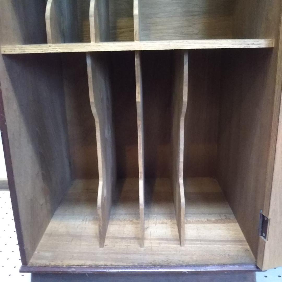 昭和レトロ　レコードラック　キャビネット　NAIAGARA製 アンティーク