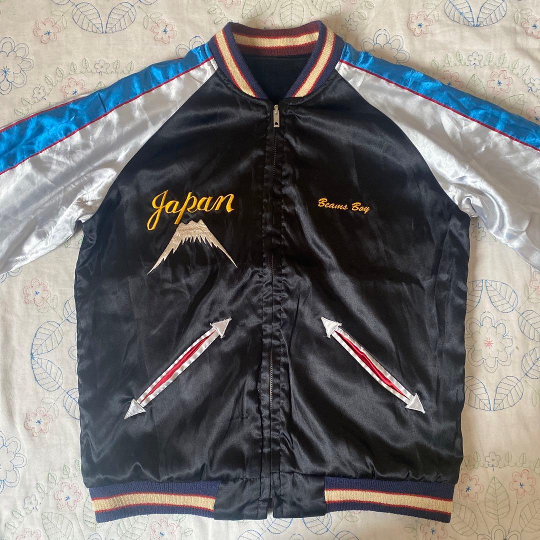 BEAMS BOY スカジャン リバーシブル 古着