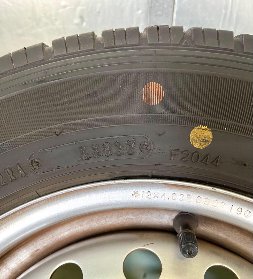 ダンロップ VAN01 145/80R12LT スチール 4本