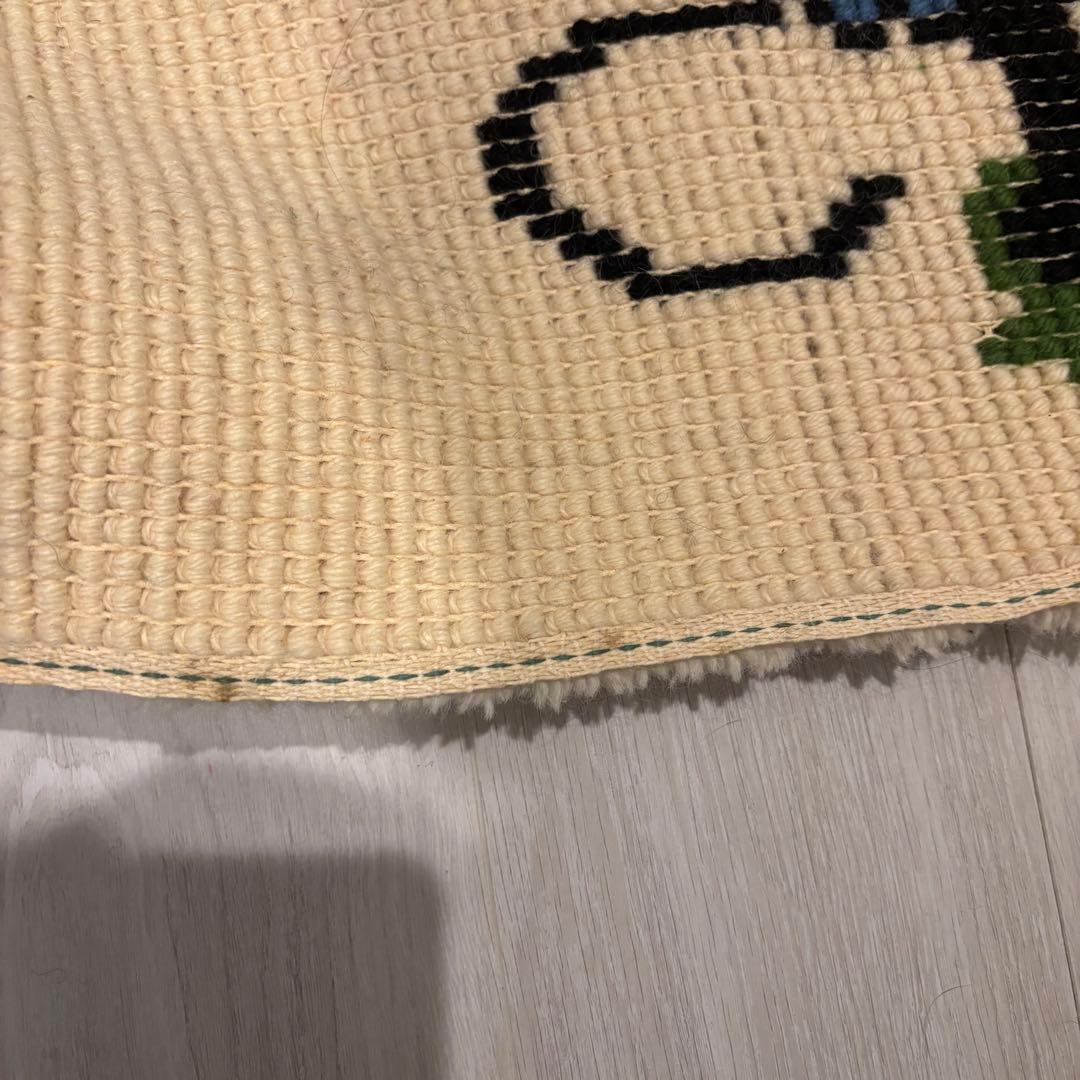 ミッキー＆ミニー ヴィンテージラグ 約111cm x 68cm