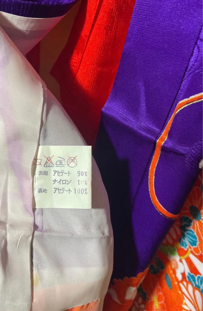 七五三、日本舞踊、7歳紫お着物