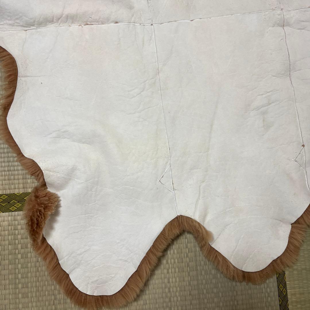 【好塩基球】ムートンラグ　ブラウン　6匹分　135×165