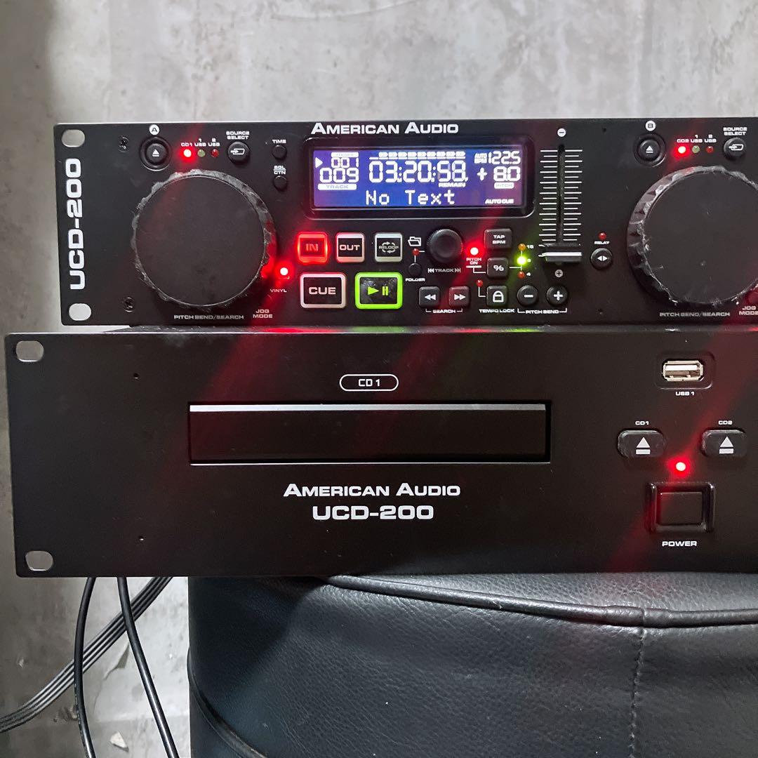 【希少】アメリカンオーディオ デュアルCDプレーヤー UCD-200 CDJ