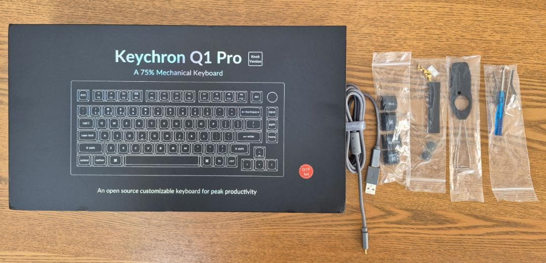 Keychron Q1 Pro 75% メカニカルキーボード 本体