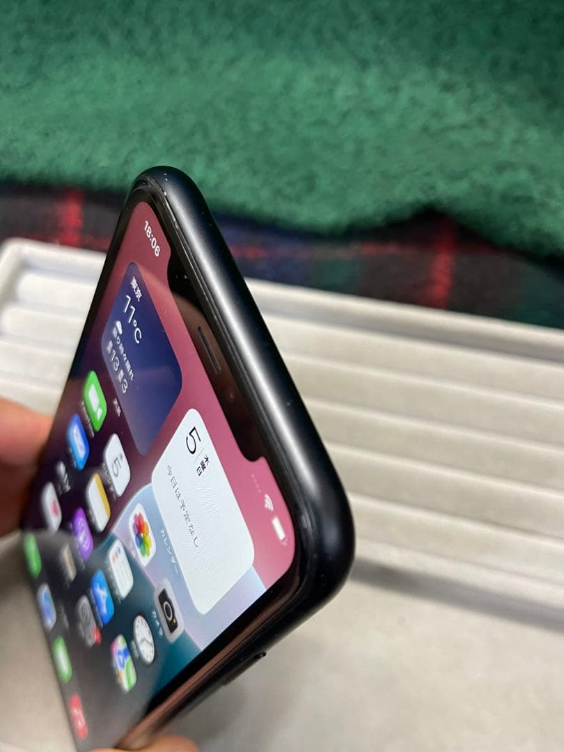 iPhone XR 64GB ブラックSIMフリー バッテリー80% Apple