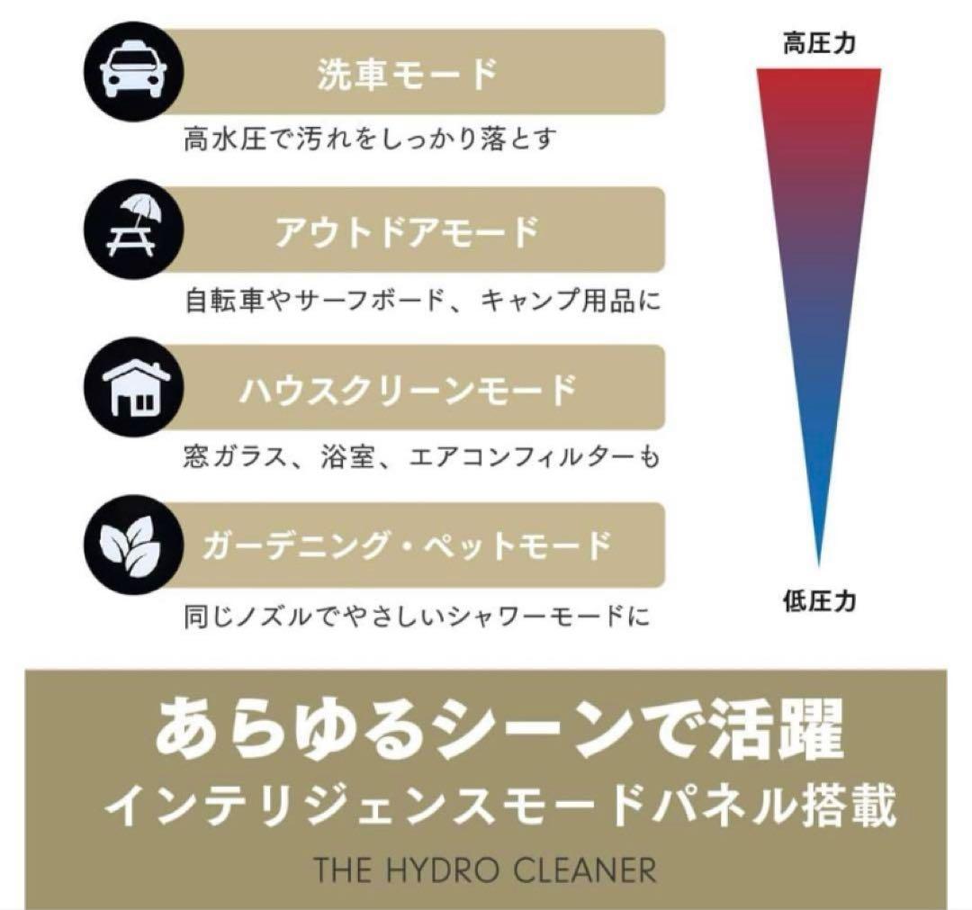 T-PROFESSIONALの折りたたみ式コードレス高圧洗浄機