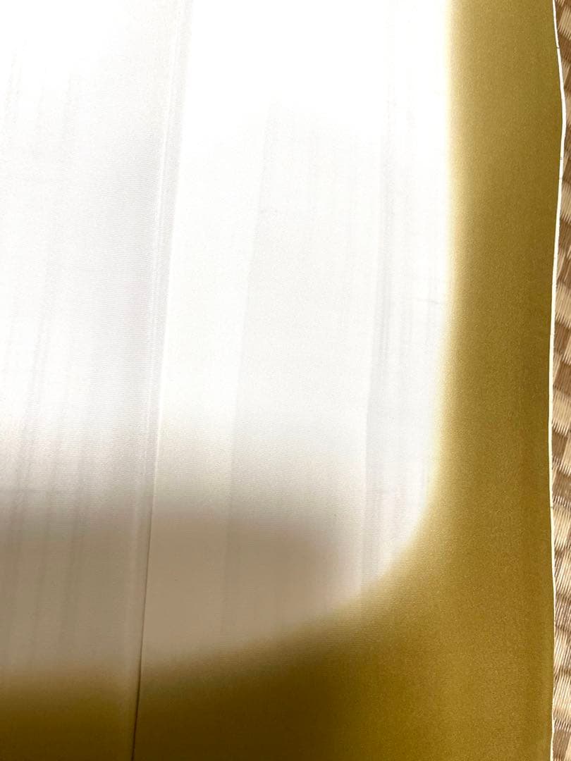 正絹　袷　紬　縦縞模様　身丈（肩から）161.5㎝