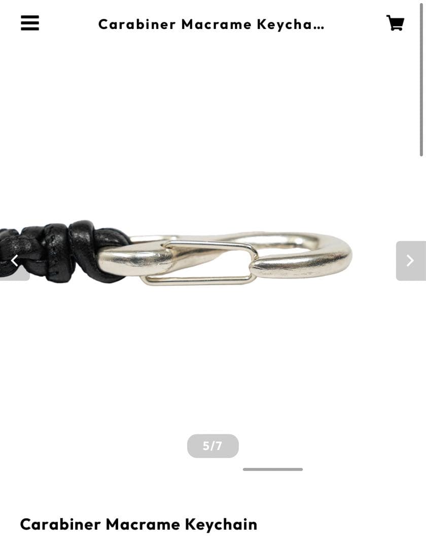小物 DECi Carabiner Macrame Keychain OVY
