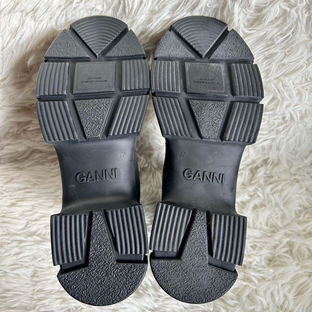 新品未使用　GANNI リサイクルラバーサイドゴアブーツ　厚底　37 24cm