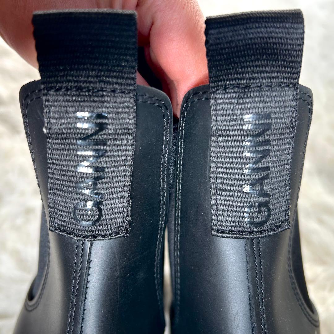 新品未使用　GANNI リサイクルラバーサイドゴアブーツ　厚底　37 24cm