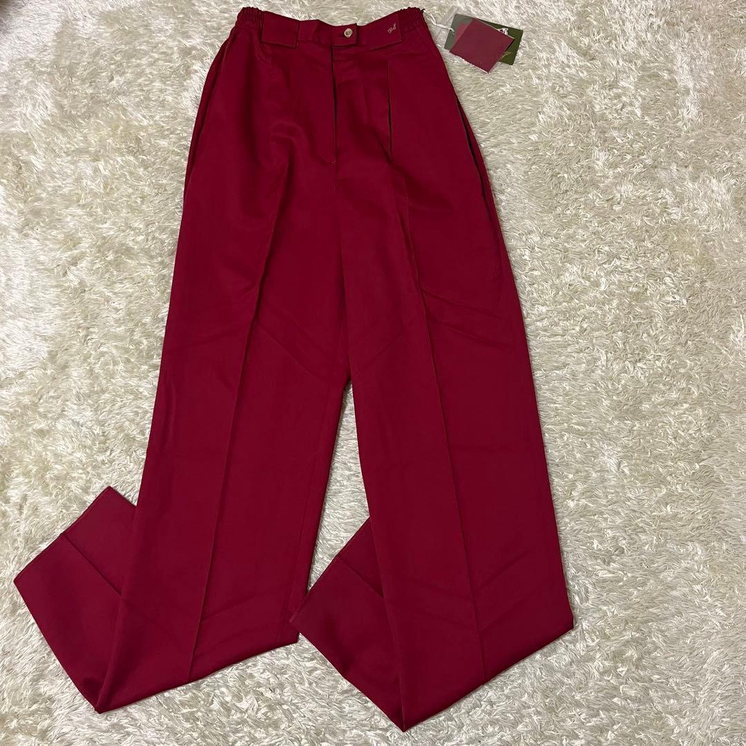 ✨新品 未使用✨ KENZO GOLF パンツ スラックス ワインレッド S